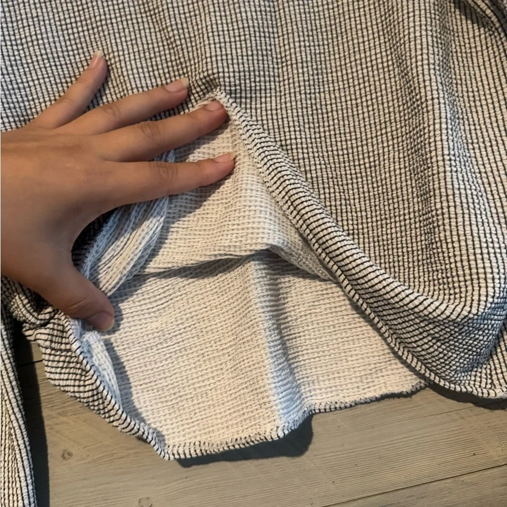 Zara Monochrome Long Sleeve Top